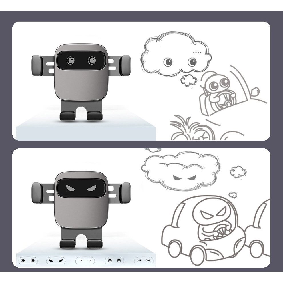 Automobilinis laikiklis Baseus Cube SUYL-FK01 gravity 4.7–6.6" ventiliacijos angai – juodas 7 Automobilinis laikiklis Baseus Cube SUYL-FK01 gravity 4.7–6.6" ventiliacijos angai – juodas 7