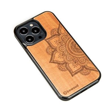 Bewood Mandala Apple Tree Wooden Dėklas skirtas iPhone 13 Pro - Šviesiai Rudas 1