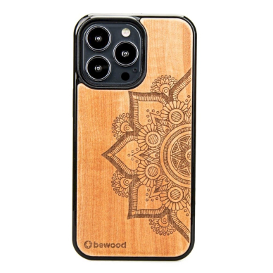 Bewood Mandala Apple Tree Wooden Dėklas skirtas iPhone 13 Pro - Šviesiai Rudas