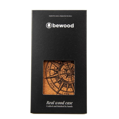 Bewood Traveler Merbau dėklas iš medžio skirta iPhone 15 Pro 4