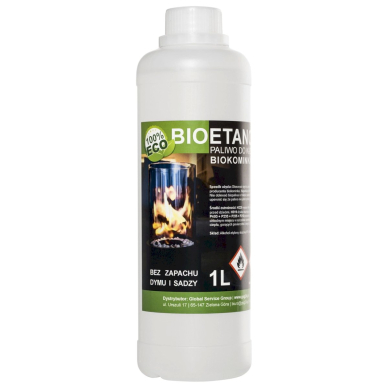Bioalcohol bioethanol BIO fuel skirtas biofireplace 1L Bioalcohol bioethanol BIO fuel skirtas biofireplace 1L