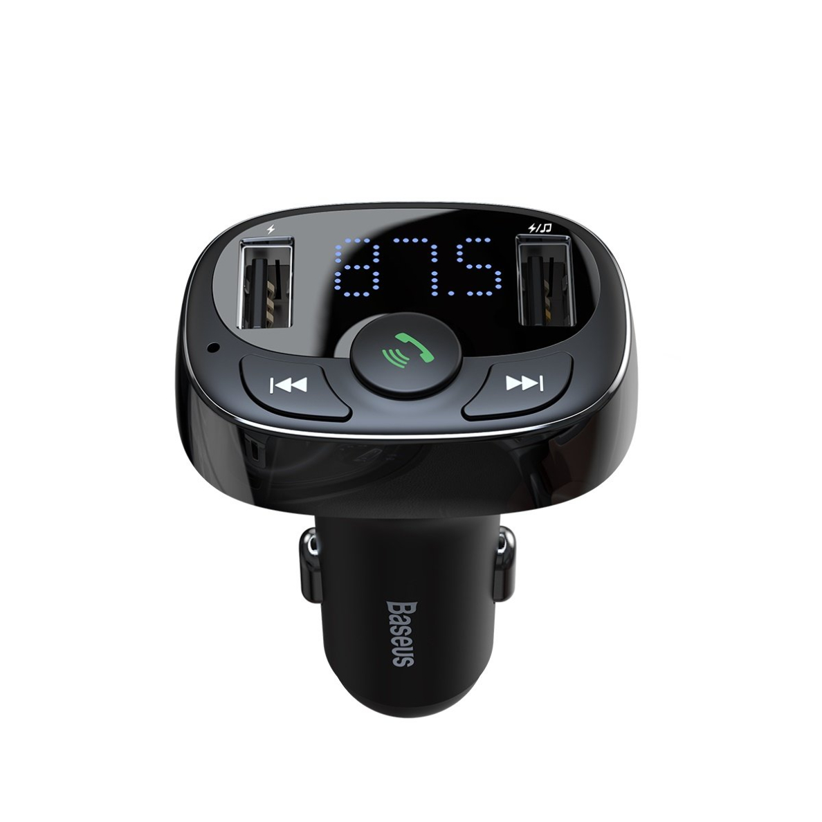 Bluetooth transmitter / car charger Baseus S-09A (Overseas Edition) - black 2 Bluetooth transmitter / car charger Baseus S-09A (Overseas Edition) - black 2