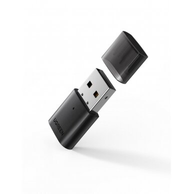 Bluetooth adapteris Ugreen CM390 Bluetooth 5.0 juodas Bluetooth adapteris Ugreen CM390 Bluetooth 5.0 juodas
