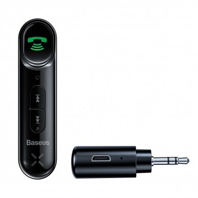Bluetooth AUX transmitter Baseus BSBA-02 (Overseas Edition) - Juodas 3 Bluetooth AUX transmitter Baseus BSBA-02 (Overseas Edition) - Juodas 3