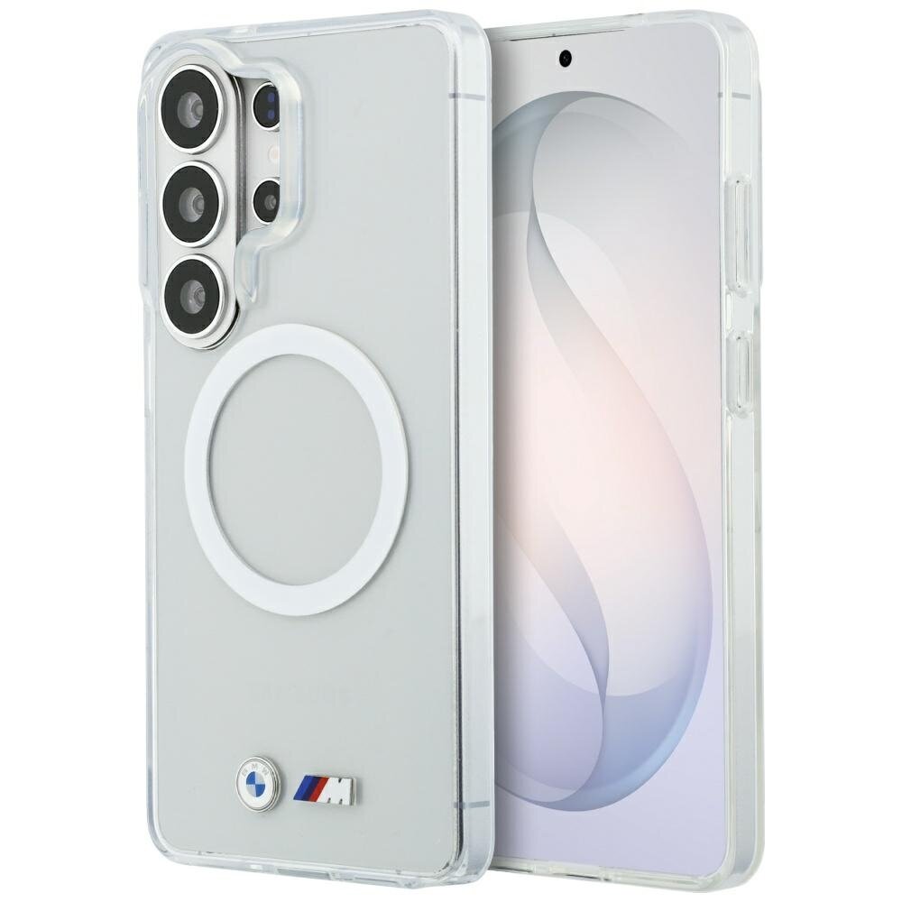 Samsung Galaxy S26 Ultra BMW IML Shockproof Metal Logo MagSafe dėklas – skaidrus Samsung Galaxy S26 Ultra BMW IML Shockproof Metal Logo MagSafe dėklas – skaidrus