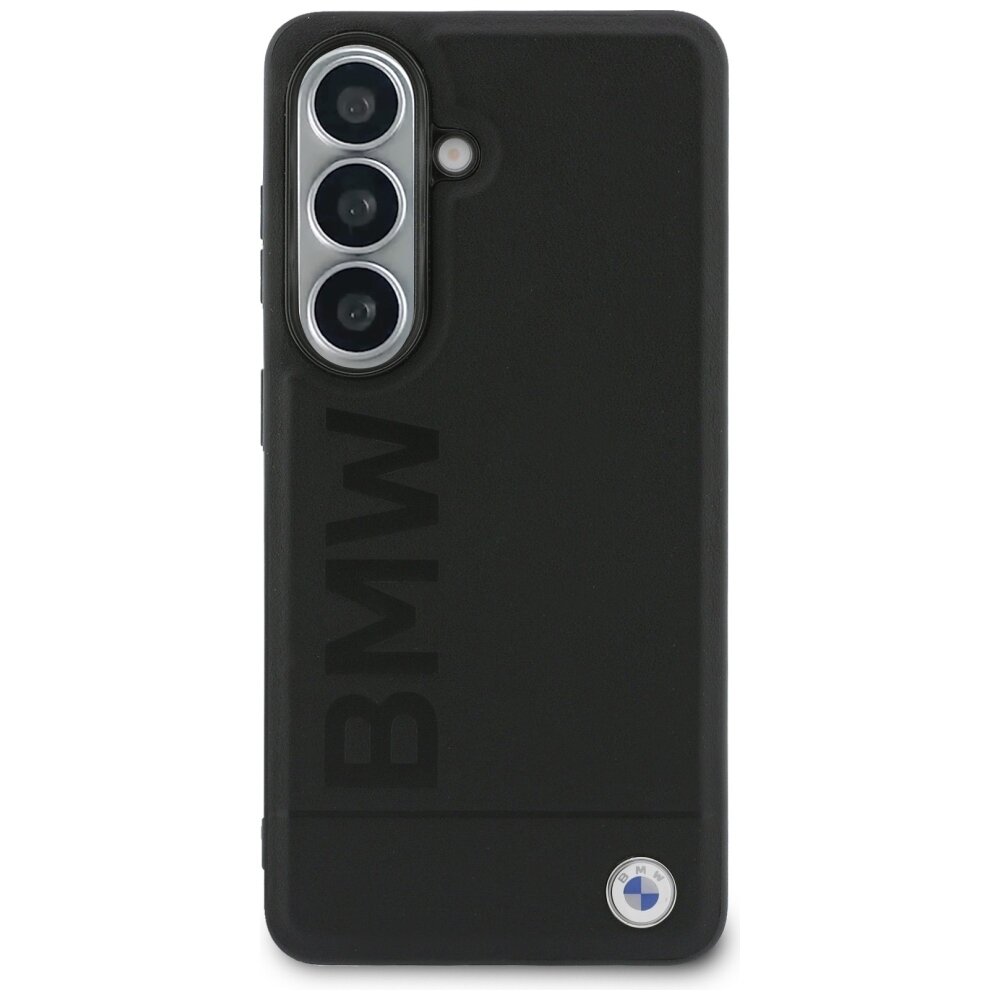 Samsung Galaxy S26 Plus BMW Leather Hot Stamp MagSafe dėklas – juodas 2 Samsung Galaxy S26 Plus BMW Leather Hot Stamp MagSafe dėklas – juodas 2