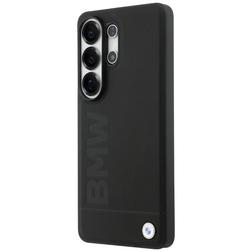 Samsung Galaxy S26 Ultra BMW Leather Hot Stamp MagSafe dėklas – juodas 1