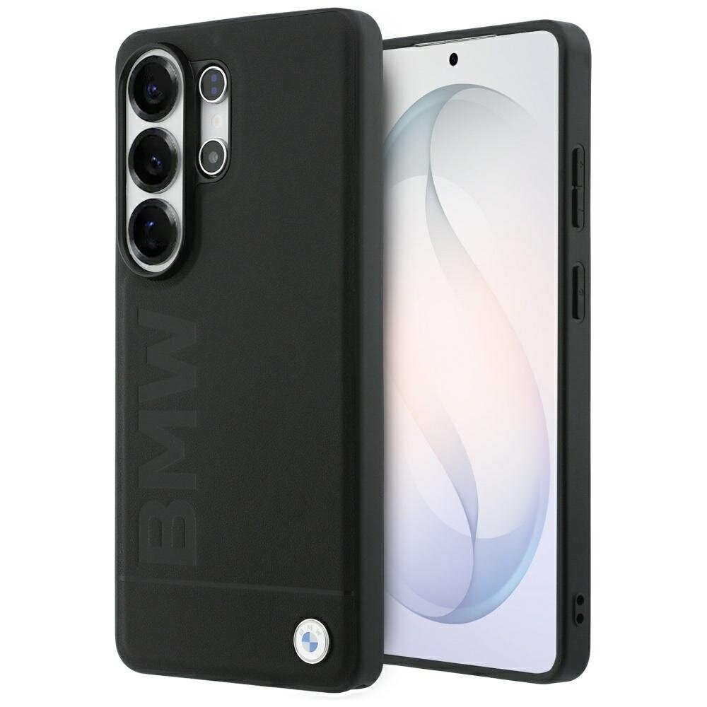 Samsung Galaxy S26 Ultra BMW Leather Hot Stamp MagSafe dėklas – juodas