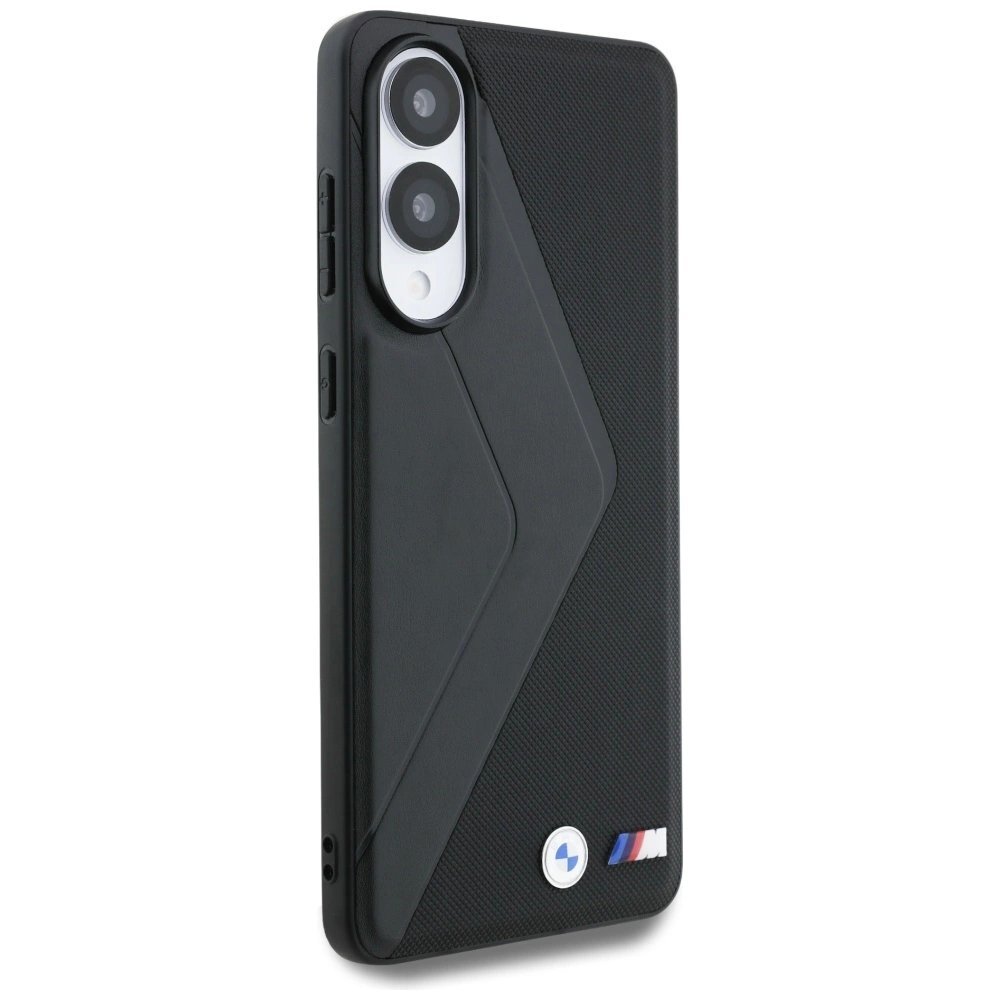 Samsung Galaxy S25 Edge dėklas BMW Leather Oversized Stripes su MagSafe – juodas 3