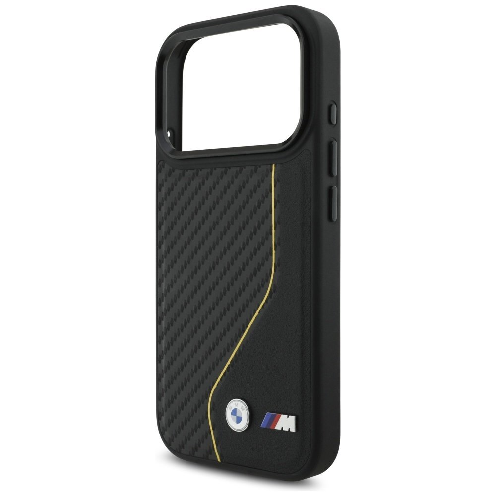 iPhone 17 Pro dėklas BMW M Carbon Line & Logo MagSafe – geltonas 5 iPhone 17 Pro dėklas BMW M Carbon Line & Logo MagSafe – geltonas 5
