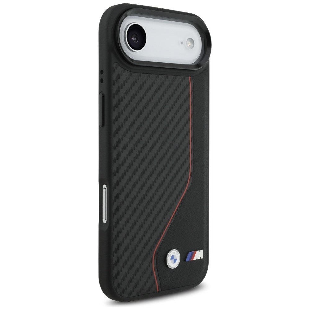 iPhone Air BMW M Carbon Line & Logo dėklas su MagSafe – raudonas 3