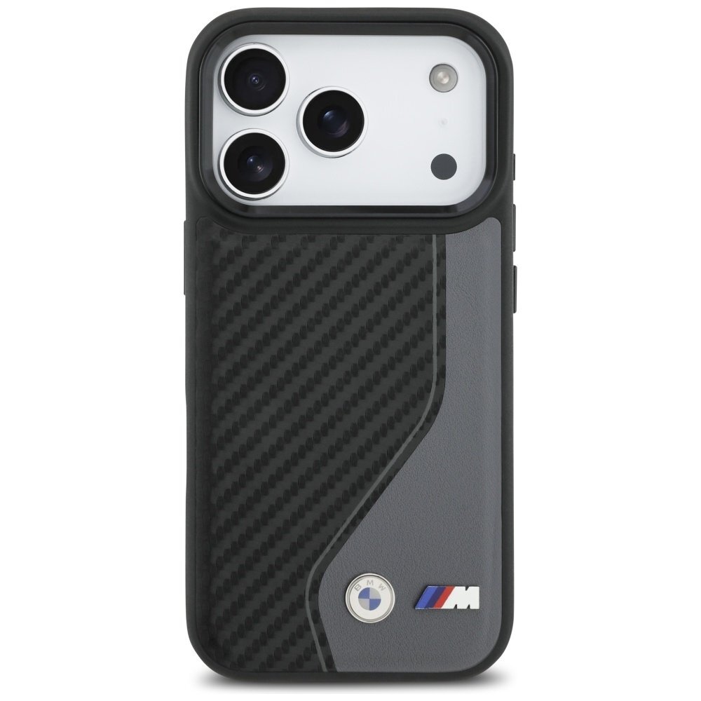 iPhone 17 Pro dėklas BMW M Carbon Logo, MagSafe – grafito 2