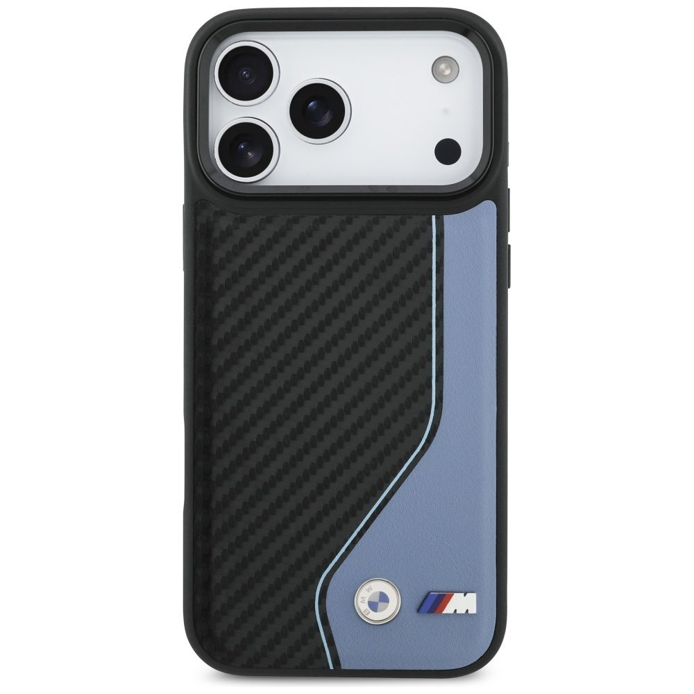 iPhone 17 Pro Max BMW M Carbon Logo dėklas su MagSafe – mėlynas 2 iPhone 17 Pro Max BMW M Carbon Logo dėklas su MagSafe – mėlynas 2
