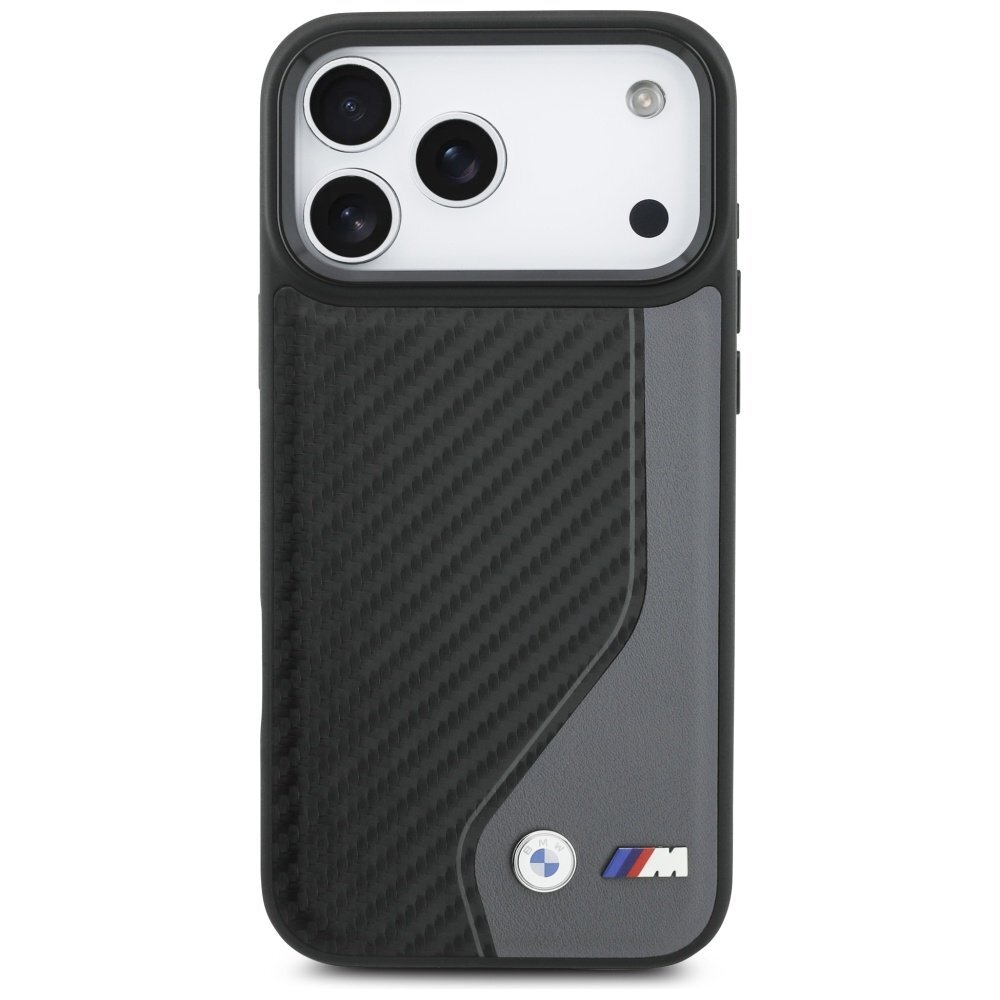 iPhone 17 Pro Max dėklas BMW M Carbon Logo, MagSafe – grafito 2