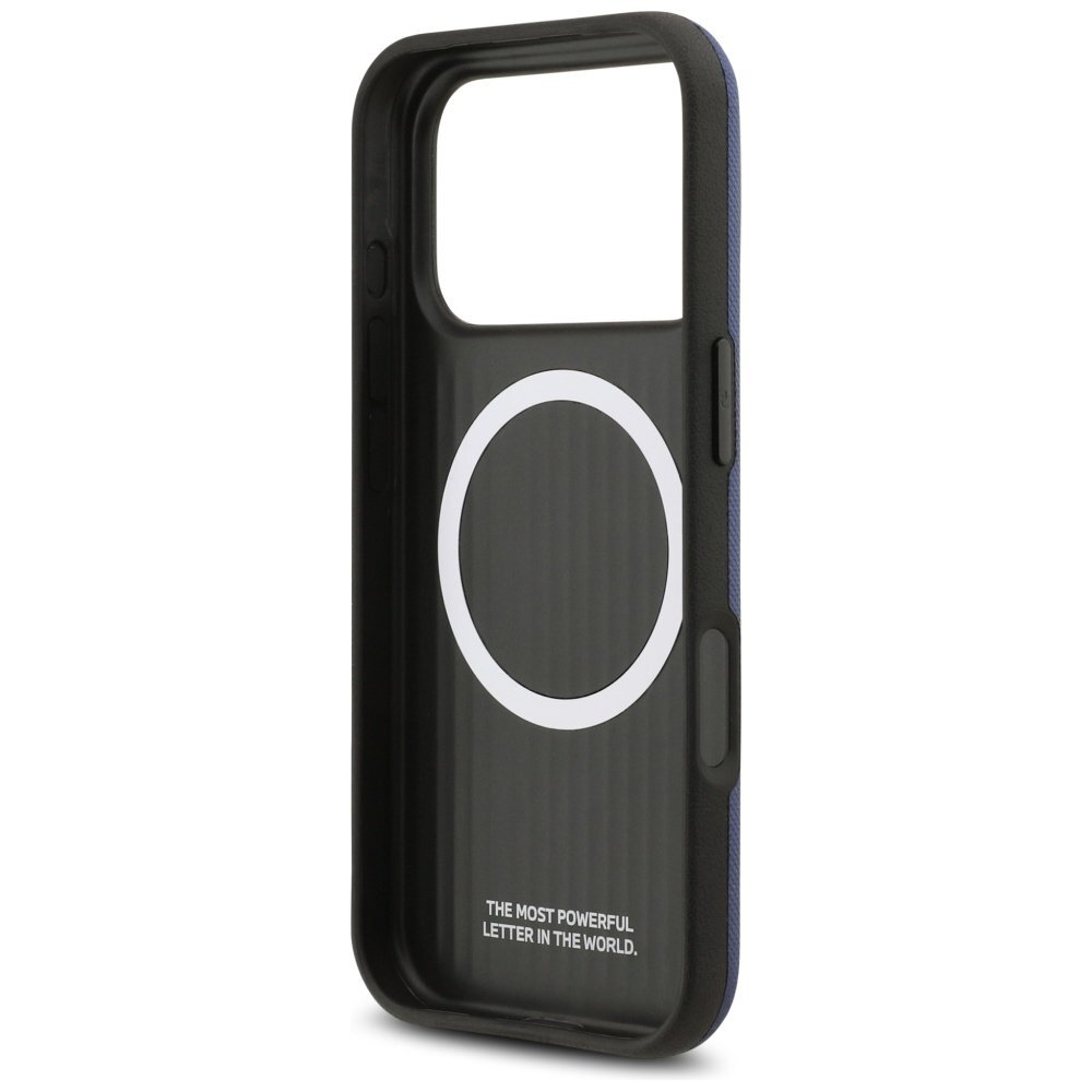 iPhone 17 Pro BMW M FW Metal Logo MagSafe dėklas – tamsiai mėlynas 6