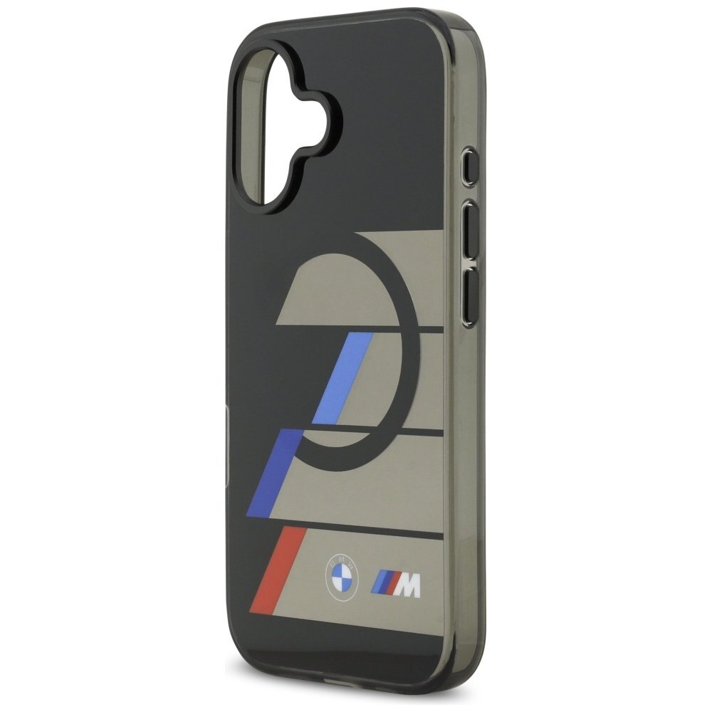 iPhone 17 BMW M IML Metal Buttons Tricolor Lines MagSafe dėklas – juodas 5 iPhone 17 BMW M IML Metal Buttons Tricolor Lines MagSafe dėklas – juodas 5