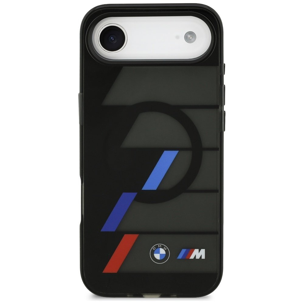 iPhone Air BMW M IML Metal Buttons Tricolor Lines MagSafe dėklas – juodas 2
