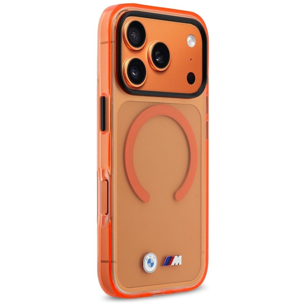 iPhone 17 Pro BMW M IML Metal Logos MagSafe dėklas – Pro oranžinis 3 iPhone 17 Pro BMW M IML Metal Logos MagSafe dėklas – Pro oranžinis 3