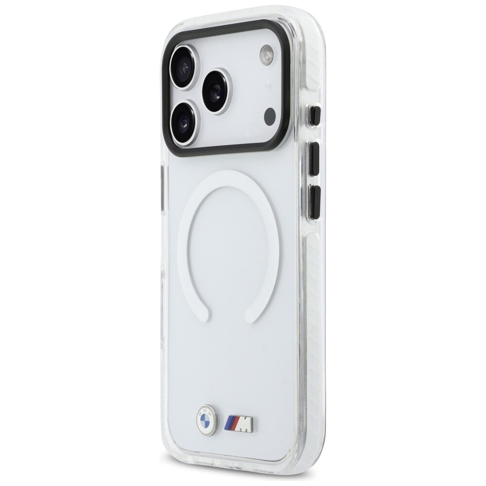 iPhone 17 Pro Max BMW M IML Shockproof Metal Logos MagSafe dėklas – skaidrus 1 iPhone 17 Pro Max BMW M IML Shockproof Metal Logos MagSafe dėklas – skaidrus 1