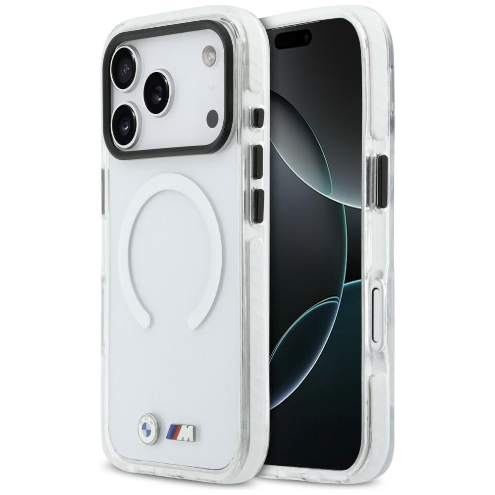 iPhone 17 Pro Max BMW M IML Shockproof Metal Logos MagSafe dėklas – skaidrus iPhone 17 Pro Max BMW M IML Shockproof Metal Logos MagSafe dėklas – skaidrus