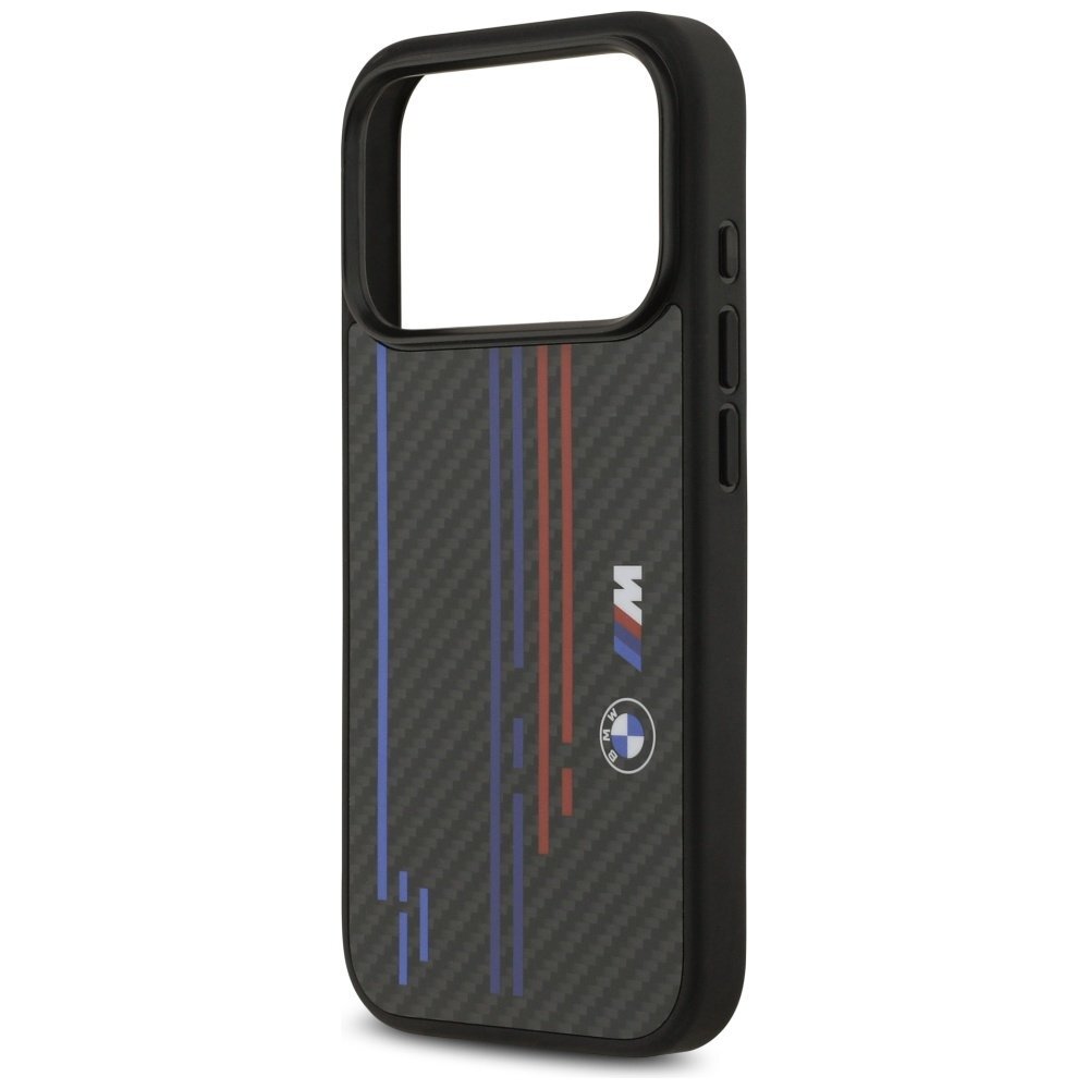 iPhone 17 Pro dėklas BMW M Kevlar Lines & Logo su MagSafe – juodas 4 iPhone 17 Pro dėklas BMW M Kevlar Lines & Logo su MagSafe – juodas 4
