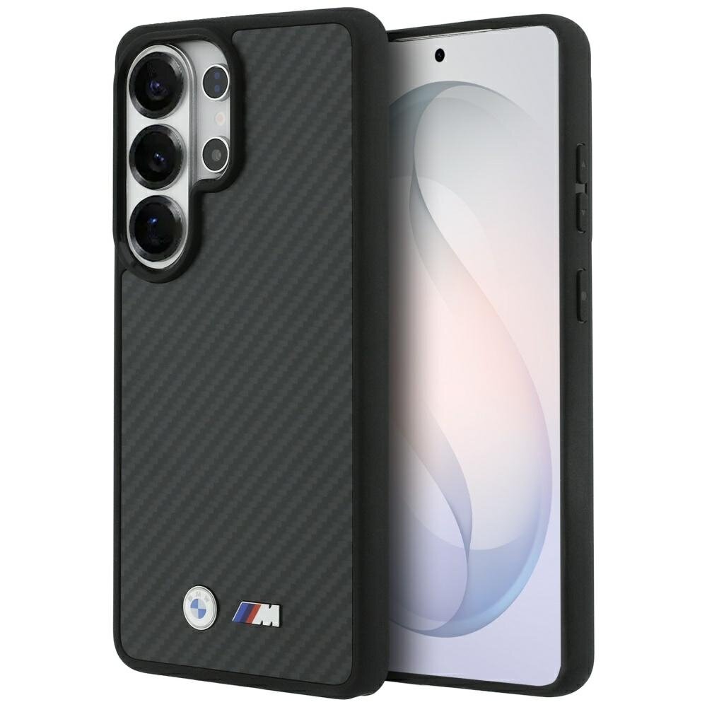 Samsung Galaxy S26 Ultra BMW M Kevlar Logo MagSafe dėklas – juodas Samsung Galaxy S26 Ultra BMW M Kevlar Logo MagSafe dėklas – juodas