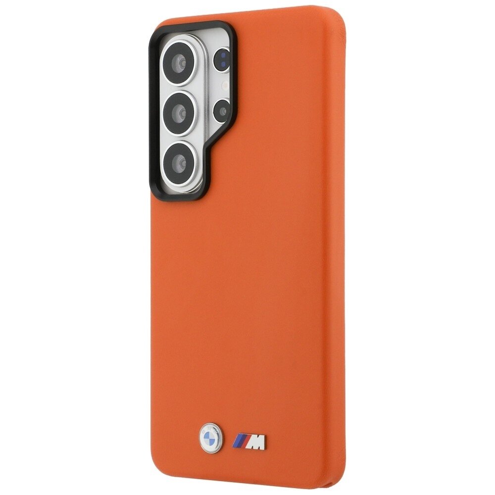 Samsung Galaxy S26 Ultra BMW M Metal Logo MagSafe dėklas – oranžinis 1 Samsung Galaxy S26 Ultra BMW M Metal Logo MagSafe dėklas – oranžinis 1