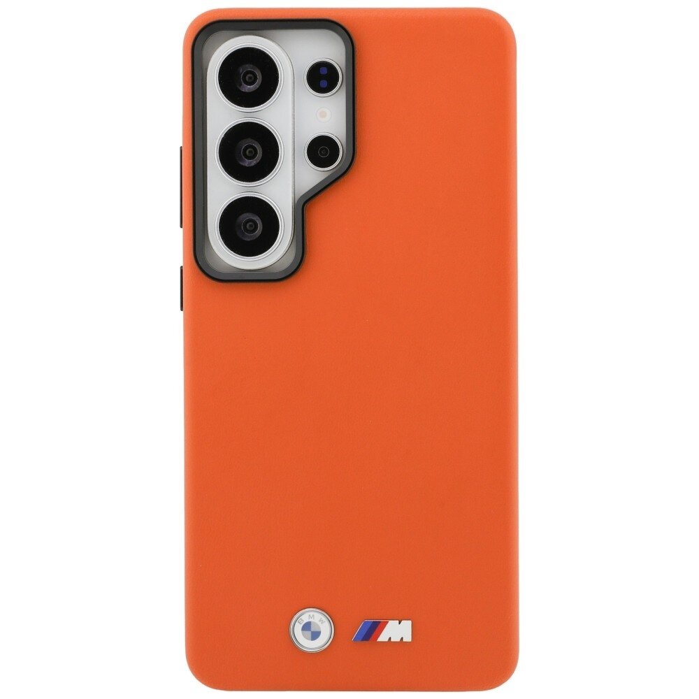 Samsung Galaxy S26 Ultra BMW M Metal Logo MagSafe dėklas – oranžinis 2 Samsung Galaxy S26 Ultra BMW M Metal Logo MagSafe dėklas – oranžinis 2