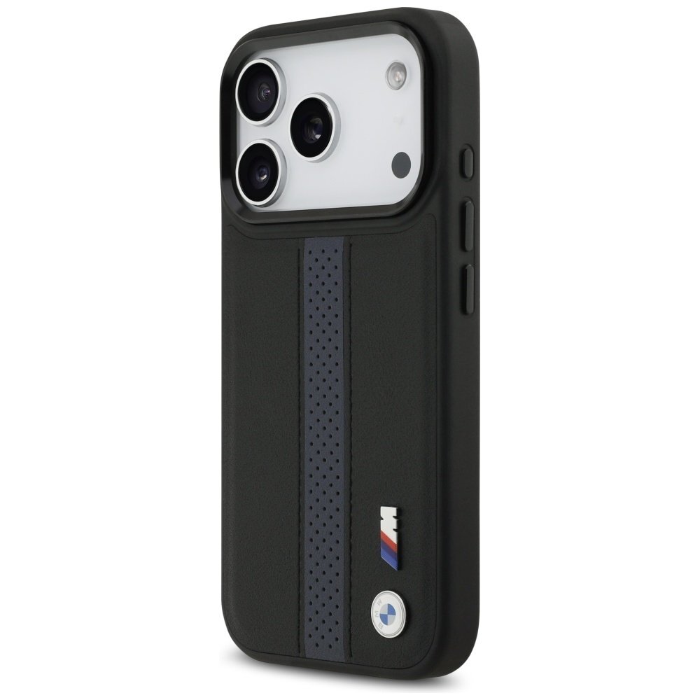 iPhone 17 Pro BMW M Perforated Stripe Logo MagSafe dėklas – mėlynas 1