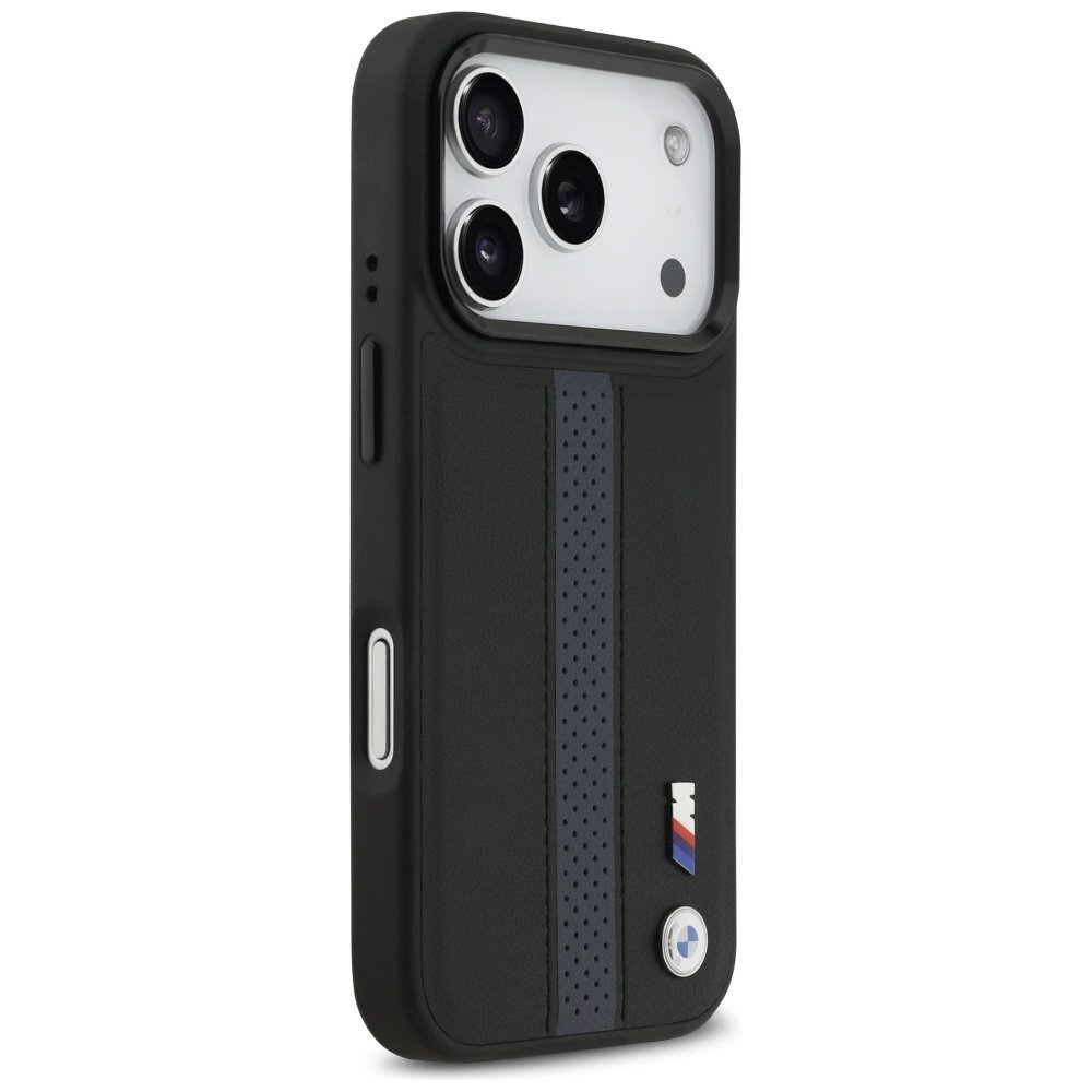 iPhone 17 Pro BMW M Perforated Stripe Logo MagSafe dėklas – mėlynas 3 iPhone 17 Pro BMW M Perforated Stripe Logo MagSafe dėklas – mėlynas 3