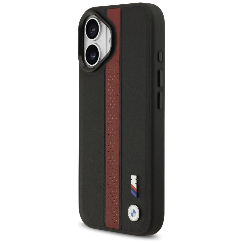 iPhone 17 BMW M Perforated Stripe Logo MagSafe dėklas – raudonas 1 iPhone 17 BMW M Perforated Stripe Logo MagSafe dėklas – raudonas 1