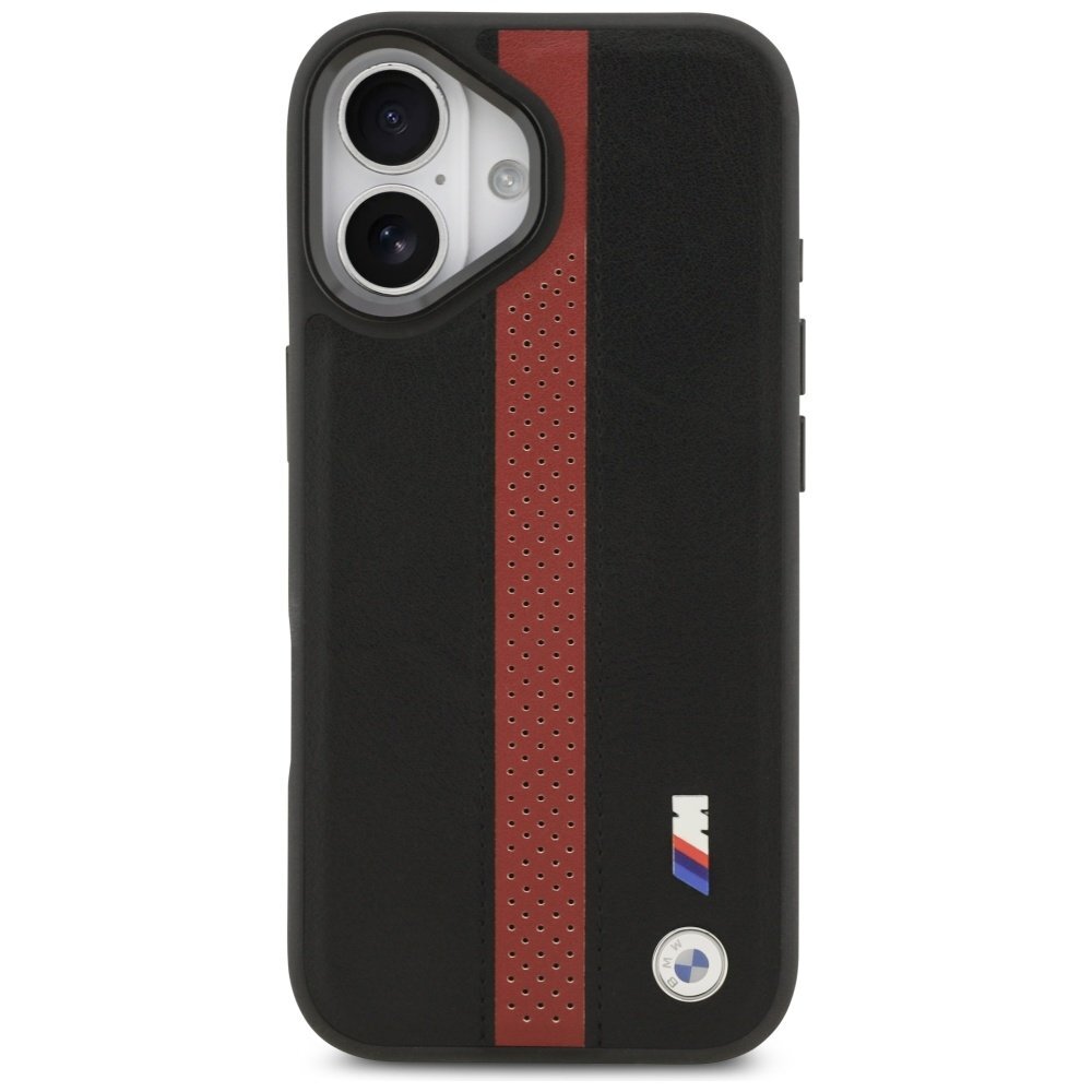 iPhone 17 BMW M Perforated Stripe Logo MagSafe dėklas – raudonas 2 iPhone 17 BMW M Perforated Stripe Logo MagSafe dėklas – raudonas 2