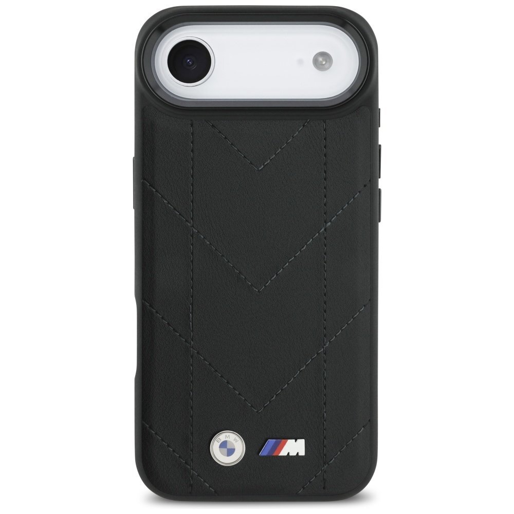 iPhone 17 Air dėklas BMW M Quilted Logo, MagSafe – juodas 2 iPhone 17 Air dėklas BMW M Quilted Logo, MagSafe – juodas 2