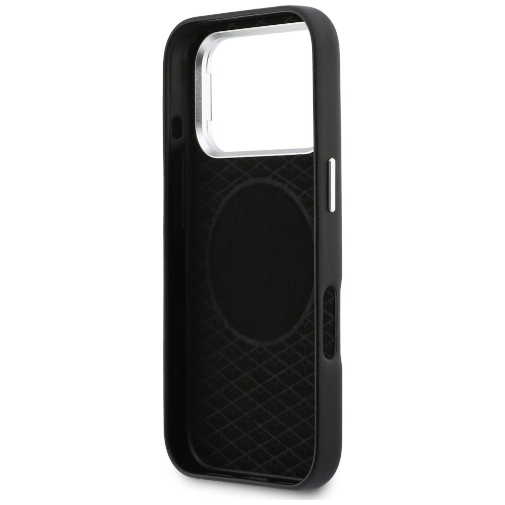 iPhone 17 Pro BMW M Sign Metal Logo MagSafe dėklas – juodas 6