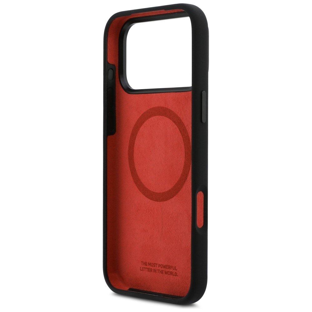 iPhone 17 Pro Max BMW M silikoninis MagSafe dėklas su horizontalia linija – juodas 6 iPhone 17 Pro Max BMW M silikoninis MagSafe dėklas su horizontalia linija – juodas 6