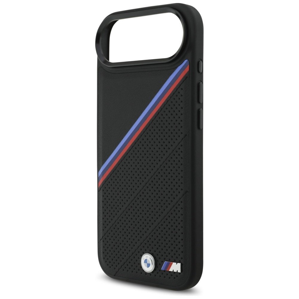 iPhone 17 Air dėklas BMW M Tricolor Metal Logo, MagSafe – juodas 5 iPhone 17 Air dėklas BMW M Tricolor Metal Logo, MagSafe – juodas 5