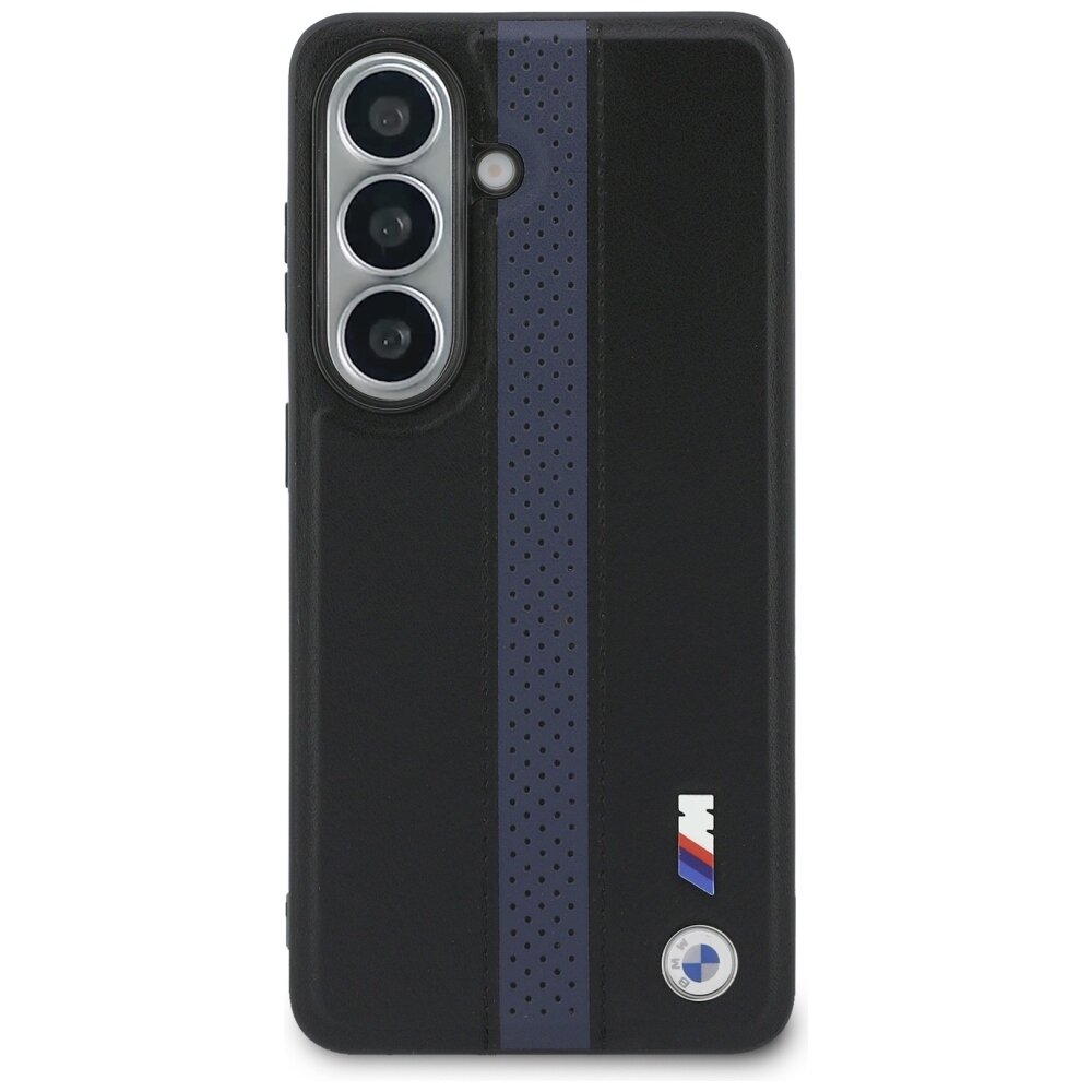 Samsung Galaxy S26 BMW Perforated Stripe Logo MagSafe dėklas – mėlynas 2 Samsung Galaxy S26 BMW Perforated Stripe Logo MagSafe dėklas – mėlynas 2