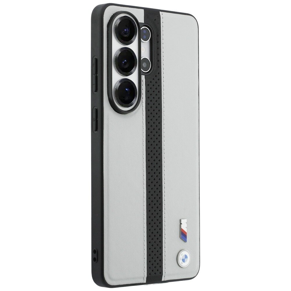 Samsung Galaxy S26 Ultra BMW Perforated Stripe Logo MagSafe dėklas – pilkas 3