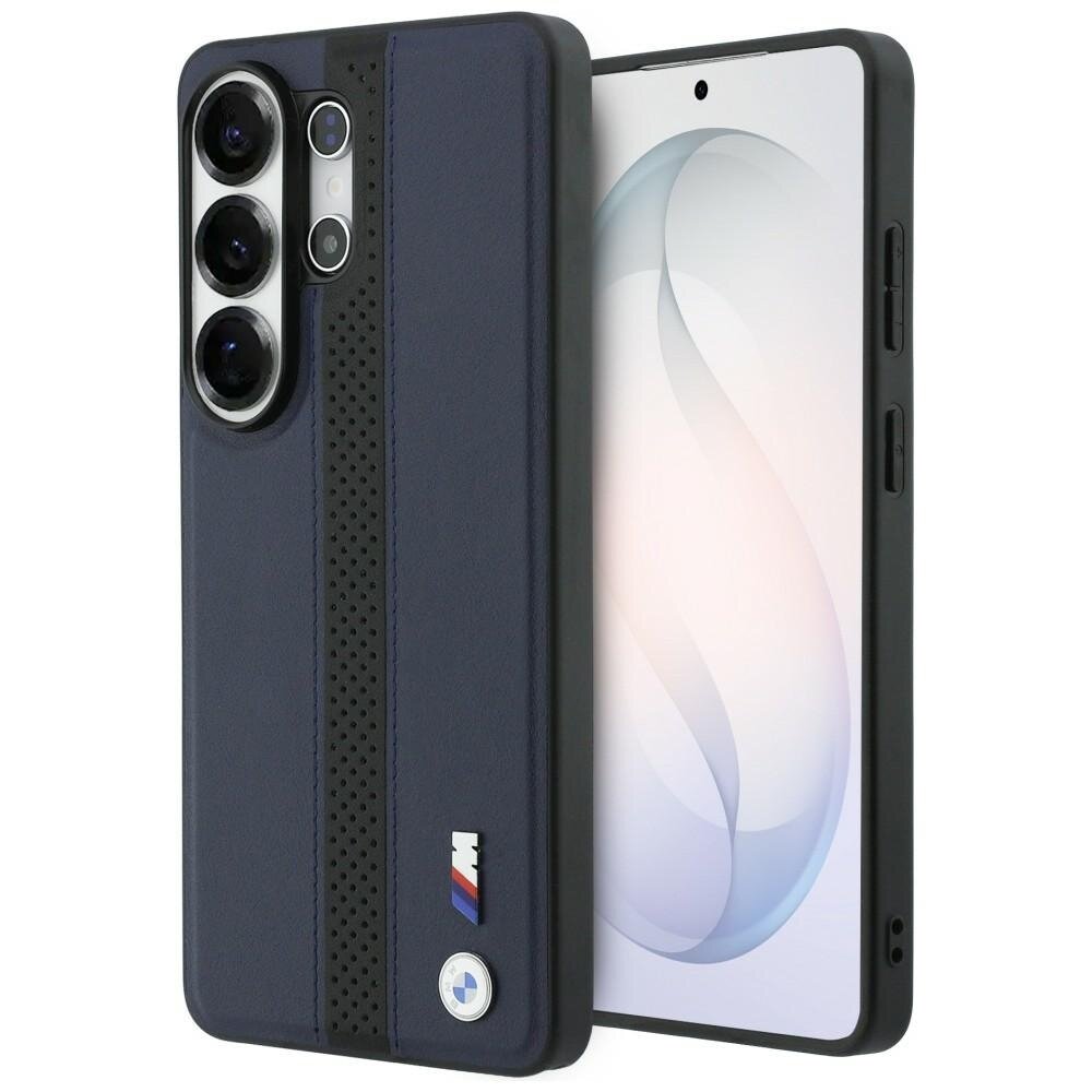 Samsung Galaxy S26 Ultra BMW Perforated Stripe Logo MagSafe dėklas – tamsiai mėlynas