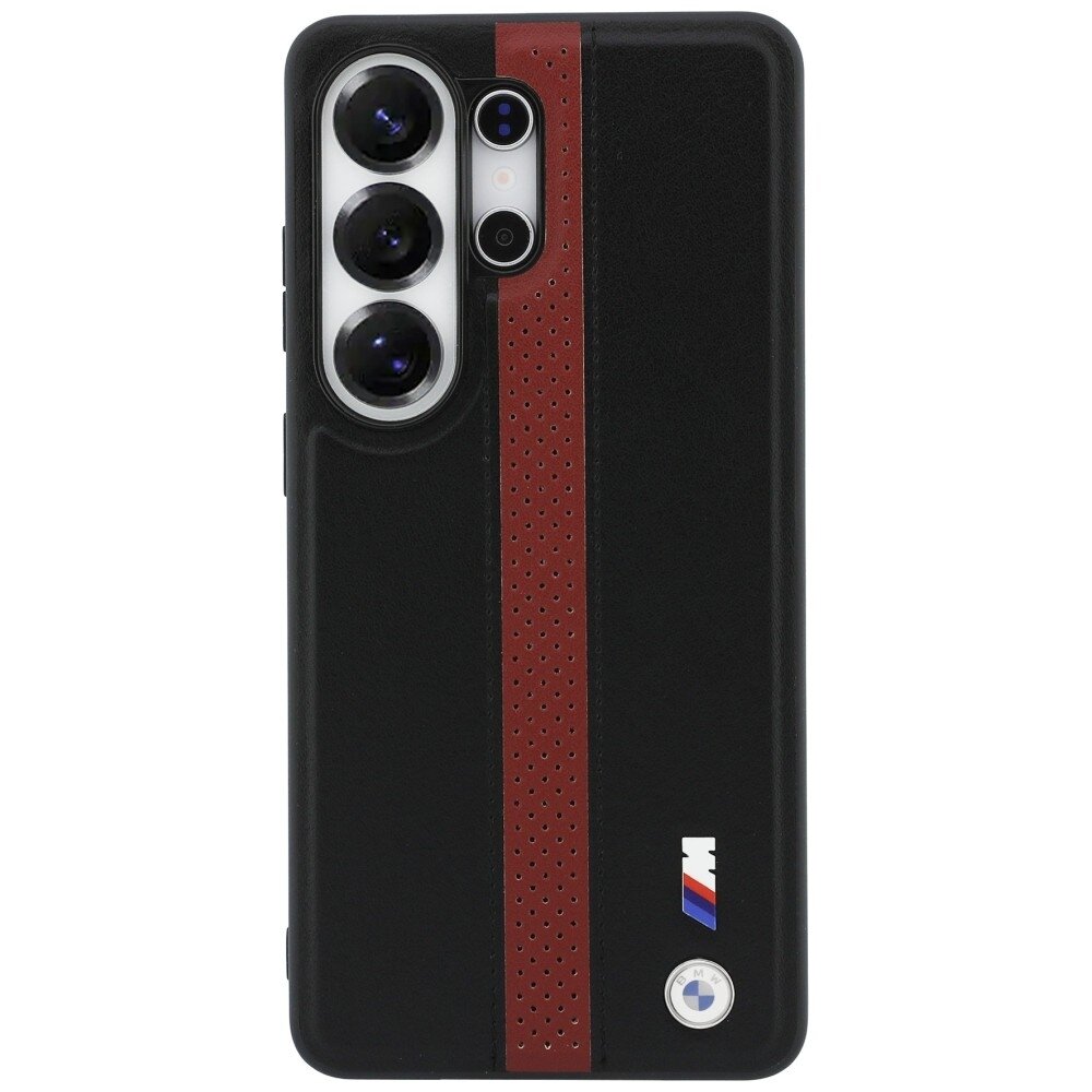 Samsung Galaxy S26 Ultra BMW Perforated Stripe Logo MagSafe dėklas – raudonas 2