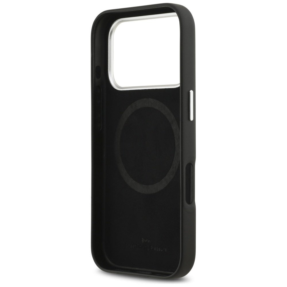 iPhone 17 Pro BMW Sign Full Wrapped Metal MagSafe dėklas – juodas 6 iPhone 17 Pro BMW Sign Full Wrapped Metal MagSafe dėklas – juodas 6