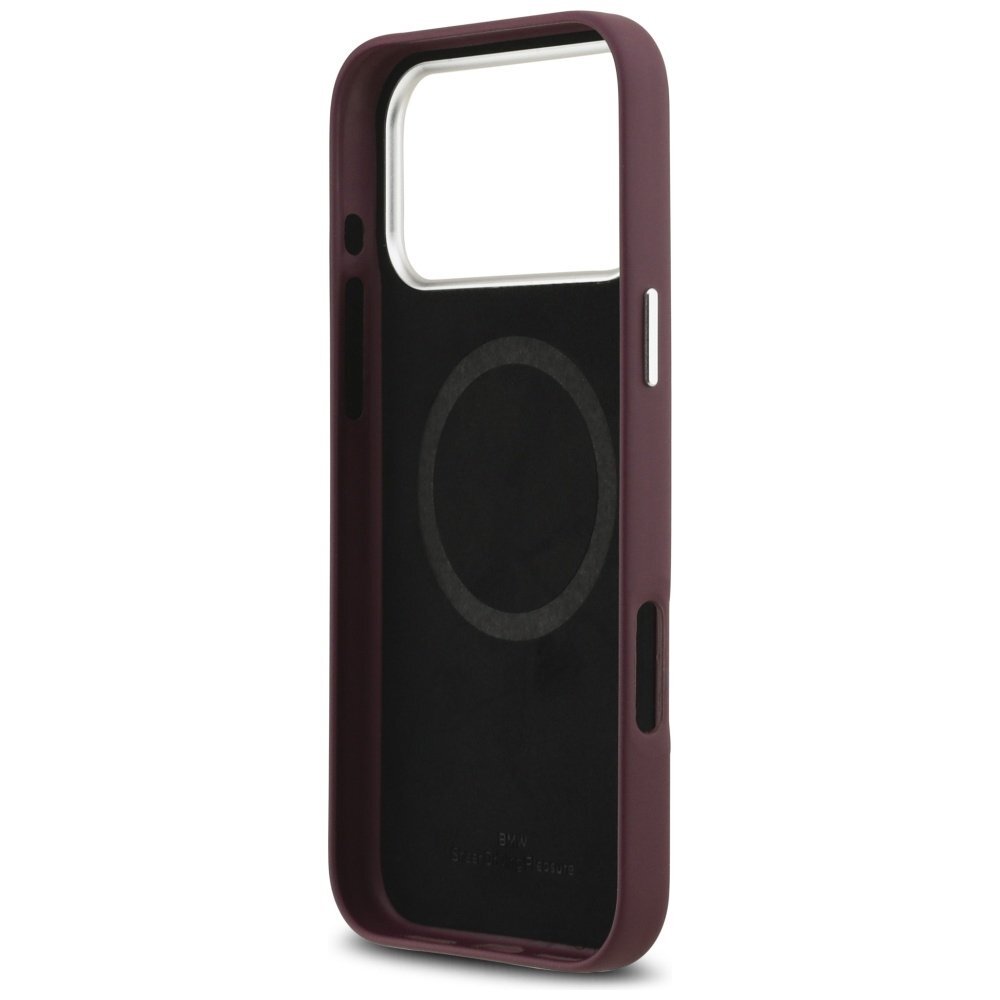 iPhone 17 Pro Max BMW Sign Full Wrapped Metal MagSafe dėklas – raudonas 6