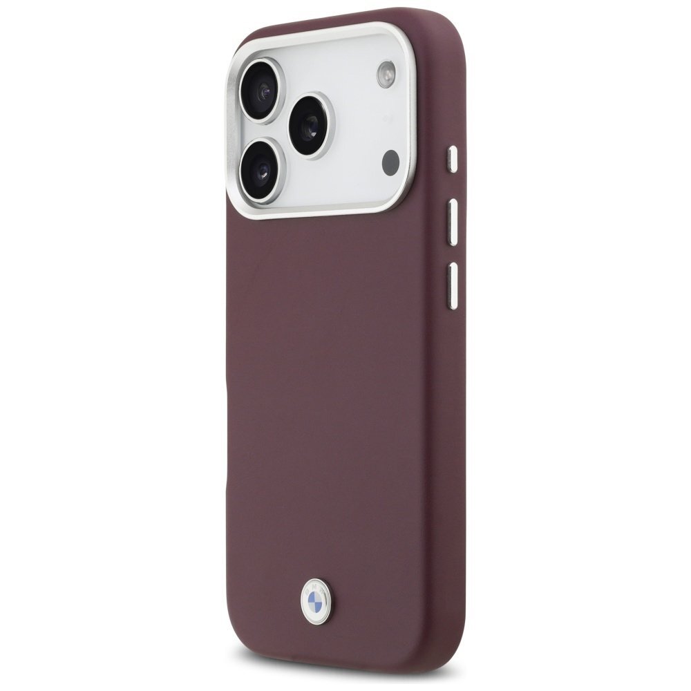 iPhone 17 Pro BMW Sign Full Wrapped Metal MagSafe dėklas – raudonas 1