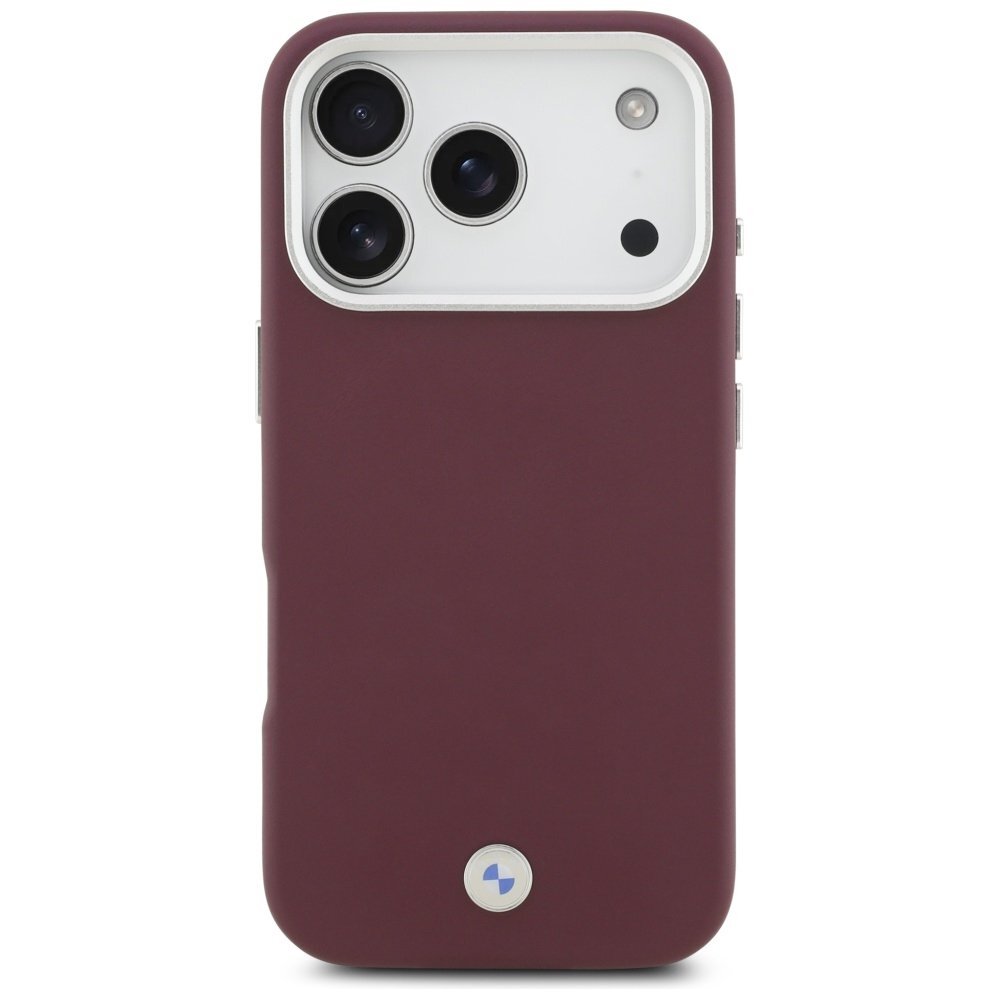 iPhone 17 Pro BMW Sign Full Wrapped Metal MagSafe dėklas – raudonas 2