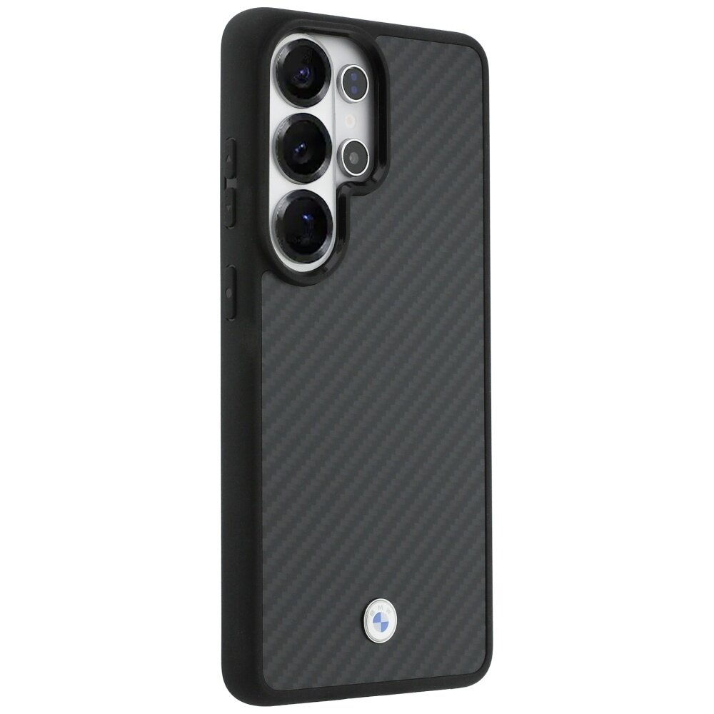 Samsung Galaxy S26 Ultra BMW Sign Magnetic Carbon Fiber MagSafe dėklas – juodas 3