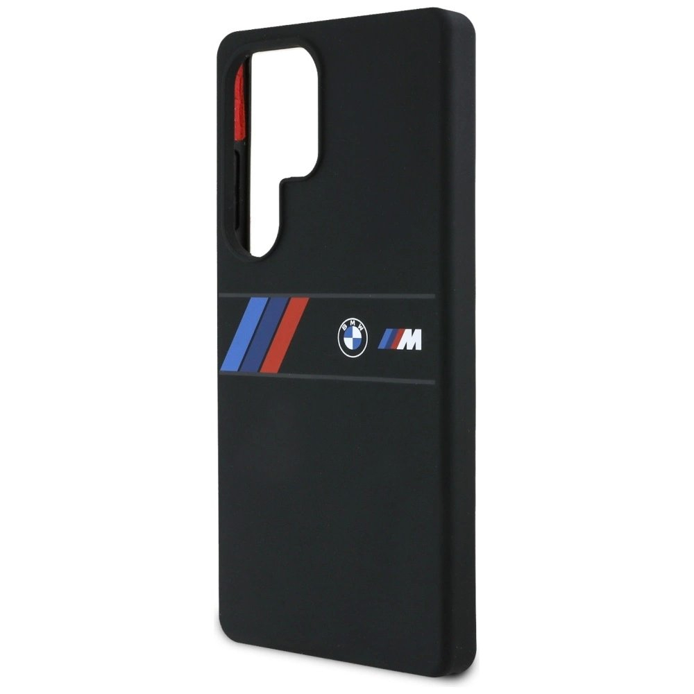 BMW Silikoninis Middle Tricolor Stripes MagSafe Dėklas skirtas Samsung Galaxy S25 Ultra - Juodas 5 BMW Silikoninis Middle Tricolor Stripes MagSafe Dėklas skirtas Samsung Galaxy S25 Ultra - Juodas 5