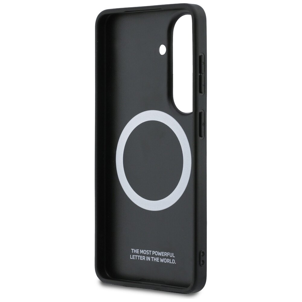 Samsung Galaxy S26 BMW Tricolor Metal Logo MagSafe dėklas – juodas 6 Samsung Galaxy S26 BMW Tricolor Metal Logo MagSafe dėklas – juodas 6