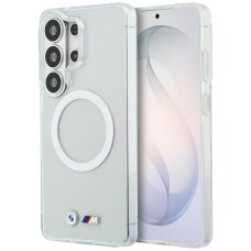 Samsung Galaxy S26 Ultra BMW IML Shockproof Metal Logo MagSafe dėklas – skaidrus