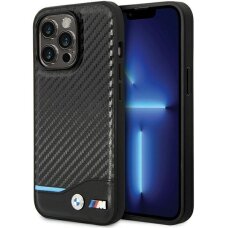 iPhone 13 Pro Max BMW odinis Carbon dėklas – juodas