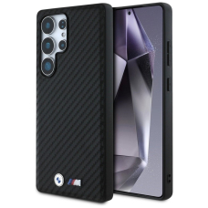 BMW Odinis Carbon MagSafe Dėklas skirtas Samsung Galaxy S25 Ultra - Juodas